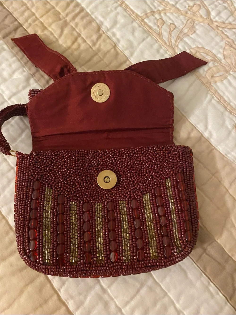 Vintage hand beaded